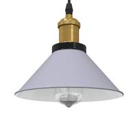 Lampe suspendue réglable hauteur E27 noir brillant Ø22 cm métal vidaXL
