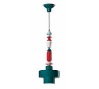 Lampe Suspendue Rétro Céramique Ø 28 CM pour E27 Main Pendelleuchte Salon