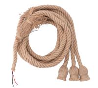 Lampe Suspendue Rétro en Corde de Chanvre, 3 Têtes, Cordon de 2 M, Douille E26 E27, Luminaire Suspendu pour Ferme, Restaurant, Bar, 100 à 240 V, Lampe Suspendue pour Chambre à Coucher, Restaurant, Caf