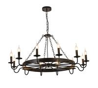 Lampe Suspendue rotative de Style européen, Luxueuse, Moderne et créative, pour Duplex, Villa, Appartement, immeuble surélevé (Taille : 8 têtes, Couleur : lumière Neutre) (lumière Chaude, 10 têtes)