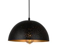 Lampe Suspendue Semi-Circulaire en Fer, Style Industriel Amen, luminaire décoratif à Une tête avec culot E27, idéal pour Un Bureau, Une Salle de réunion ou Un Restaurant.