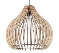 Sollux Lighting Suspension APRILLA E27 LED Bois Design Moderne Loft BOHO Couloir 40x40x100 cm
