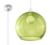 Suspension Acier Vert E27 1 Ball