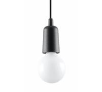 Lampe suspendue Sollux Lighting Diego 1 Noir TU