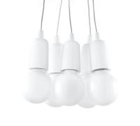 Sollux Lighting Diego lampe suspendue 5x60 W blanc SL.0571