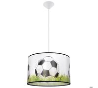 Sollux Lighting Suspension PIŁKA – Luminaire décoratif E27 1x max 15W LED Blanc/Noir/Vert 40x40x82cm
