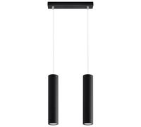 Lampe suspendue Sollux Lighting Lagos 2 Noir TU