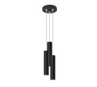 Lampe suspendue Sollux Lighting Lagos 3P Noir TU