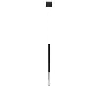 Sollux Lighting Suspension Mozaica acier 1 lumière G9 LED Noir/Chrome