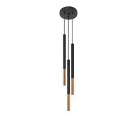 Lampe suspendue Sollux Lighting Mozaica 3P Noir TU