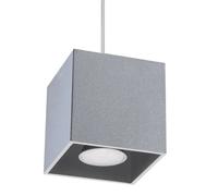 Lampe suspendue Sollux Lighting Quad 1 Gris TU