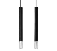 Sollux Lighting Wezyr lampe suspendue 2x40 W noir SL.0961