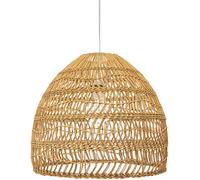Lampe suspendue style boho Bali en rotin naturel - 40cm - Seam Bois naturel
