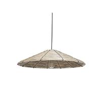Lampe Suspendue Style Boho Naturel Abat-jour en Herbier Marin Base en Métal Luag