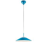 Lampe suspendue suspension lampe de salle à manger lampe de salon salle à manger, rétro bleu, LED 12W 960Lm blanc chaud, DxH 32x150cm