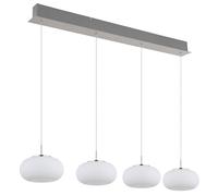 Lampe suspendue suspension lampe de table à manger lampe de salon en verre 4 flammes H 150 cm