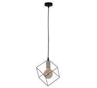Lampe suspendue suspension lampe salle à manger cube cage métal noir salon