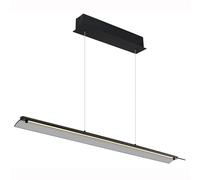 Lampe suspendue suspension salon lumière hauteur réglable verre LED L 100 cm