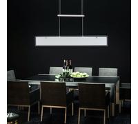 Lampe suspendue table à manger lampe suspendue salon suspension réglable en hauteur, nickel mat, 6x G4, LxH 86x150 cm