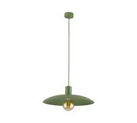 Lampe Suspendue Vintage E27 Vert Rond Ø41cm Design Rétro Loft Pendelleuchte