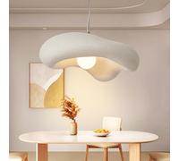 Lampe Suspendue Wabi-Sabi Suspension Fleurs Créatives Lampe À Suspension Moderne Lampe De Table À Manger Style Nordique Lustre Pour Chambre Salon Salle À Manger Cuisine Chambre D'enfants Marron,40cm