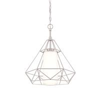 Lampe suspendue Westinghouse Art Déco Lumière Plafond E27 Nickel mat Suspension