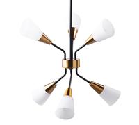 Lampe Suspension Aroyo Verre Blanc Blanc