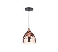 Lampe Suspension avec Porte-lampe E27 Métal Diam 170 Or Rose