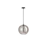Lampe verre argent h.220cm