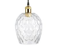 Lampe Suspension Déco "Corona" 27cm Transparent