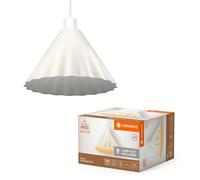 Lampe Suspension Decor Pulp Pendant Blanc Ø31cm Max. 9W E27 LED Carton-Pâte