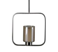 Lampe Suspension Design "Aludra" 34cm Argent