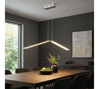 Suspension lampe de table à manger Suspension LED, dimmable, spots pliables, 26,5W 1700lm blanc chaud, LxH 100x150 Wofi 6319.01.64.8000