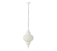 Lampe Suspension en Métal ""Bore"" 65cm Blanc