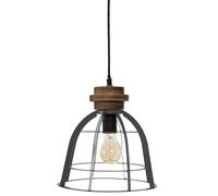 Lampe Suspension en Métal "Derevo" 25cm Gris
