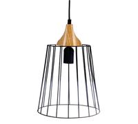 Lampe Suspension en Métal "Holtan" 25cm Noir