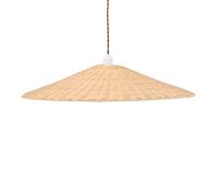 Lampe Suspension en Rotin "Herrestad" 80cm Naturel
