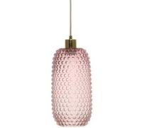 Lampe Suspension en Verre "Irina" 34cm Rose Rose G