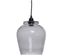 Lampe Suspension en Verre "Sombra" 29cm Gris Gris G