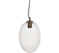 Lampe Suspension en Verre "Virgina" 36cm Transparent Transparent G
