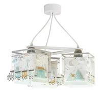 lampe suspension enfant 3 lumières The Night Train, Vert