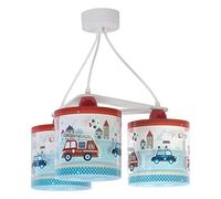 lampe suspension enfant 3 lumières Voitures Police