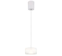 Lampe suspension lampe de table à manger lampe de cuisine en verre opale lampe LED blanche H 150 cm