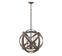 Lampe Suspension Luminaire Plafonnier Metall-Bänder Style Vintage 5 à Feux IP44