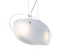 Lampe suspension luminaire suspendu verre satiné dans un ensemble comprenant des ampoules LED