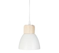 Lampe Suspension Métal "Cloche" 19cm Blanc