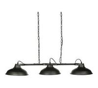 Lampe Suspension Métal de 3 Têtes Noir, L.107 x P.27 x H.65 cm -PEGANE- Non Applicable