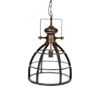 Lampe Suspension Métal "Factory" 58cm Gris