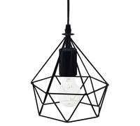 Lampe Suspension Métal "Fils" 19cm Noir