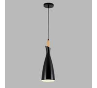 Lampe Suspension Nordique, luminaire Suspendu Moderne, culot E27, 1 Ampoule, plafonnier pour îlot de Cuisine, Hauteur réglable, pour Salle à Manger, Couloir, Chambre à Coucher, sal